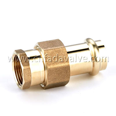 Fada® Lead-free Brass, Press Union, Press X FPT Mechanical Connection